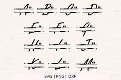 Billiards Split Monogram SVG Bundle AZ | Pool Cue &amp; 9 Ball Product Image 2