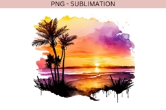 Sunset png design for T-shirts Product Image 2