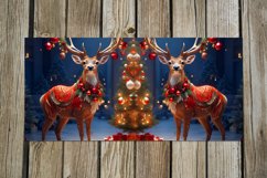 Christmas Deers | Sublimation Mug design bundle, PNG Product Image 2