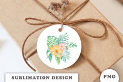 Watercolor Tropical Flowers Bouquet png Product Image 2