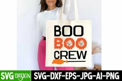 Boo Boo Crew SVG Cut File,Boo Boo Crew Sublimation Design Product Image 1