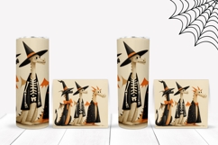 Cute Halloween Monsters Tumbler, Kids Halloween Tumbler Wrap Product Image 2