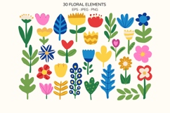 Naive Flowers Creator - 65 files Product Image 2
