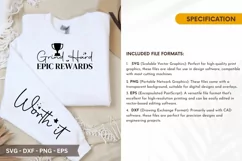 Grind Hard Epic Rewards SVG - Video Game T-Shirt Design Product Image 2