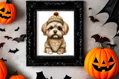 Christmas Dogs Sublimation Clipart, Christmas Dog Clipart Product Image 3