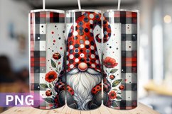 Ladybug Tumbler Sublimation - 20 Oz Skinny Tumbler Product Image 1