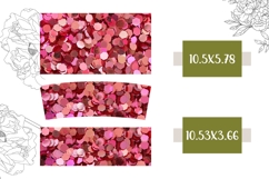 Pink Sequin Tumbler PNG, Sparkle 40 Oz Tumbler Sublimation Product Image 2