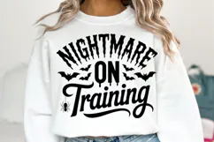 Nightmare on Training Svg | Halloween Svg | Shirt Svg Product Image 2
