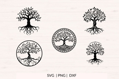 Tree of Life SVG Bundle | 10 Hand Drawn Tree Designs Product Image 2
