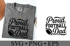 Proud Football Dad Svg | Game Day Svg | Shirt Svg Product Image 3