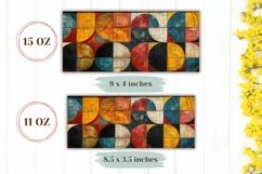 Colorful Mug Wrap Design, Abstract Mug Sublimation PNG Product Image 2