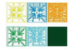 Marijuana 3D Multilayer SVG/ Marijuana 3D mandala/ Cannabis Product Image 2