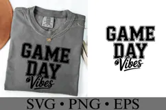 Game Day Vibes Svg | Sport Svg | Shirt Svg Product Image 1