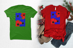 Abstract Floral Block Embroidery Design Product Image 2