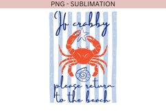 Crab png design for T-shirts Product Image 2