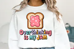 Overthinking is my Jam Svg | Svg Cut File | Shirt Svg Product Image 1