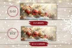 Christmas Mug Wrap, Winter Coffee Mug Design Product Image 2