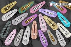 Glam Hair Clip Clipart: "HAIR CLIP CLIPART" Glitter Clip Product Image 2