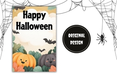 Halloween Bats Garden Flag, Cartoon Halloween Garden Flag Product Image 2