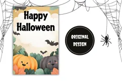 Halloween Bats Garden Flag, Cartoon Halloween Garden Flag Product Image 2