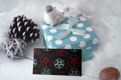 Seamless pattern with inverted pentagram Product Image 2