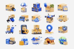 3D Shopping Delivery Bundle Product Image 2