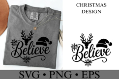 Believe Svg | Christmas svg | Shirt Svg Product Image 2