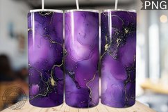 Purple Luxury Alcohol Ink Tumbler Wrap -High Quality 300 Dpi Product Image 1