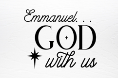 Farmhouse Christian Christmas Sign SVG Product Image 2