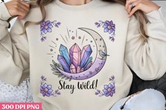 Stay Wild PNG, Crystal Sublimation PNG Product Image 1
