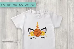 Basketball SVG | Basketball Unicorn | Unicorn SVG Product Image 2