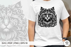 Ornamental Cat Line Art 2 Product Image 2