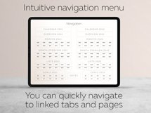 Dated Digital Planner 2021 2022 for iPad Calendar Lists Goal Product Image 2