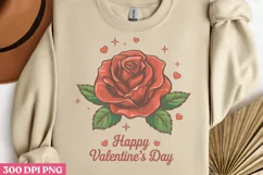 Happy valentine's day PNG, Pop Art Valentine Day Clipart PNG Product Image 3