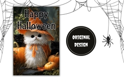 Halloween Garden Flag, Halloween Welcome Flag Design Product Image 2