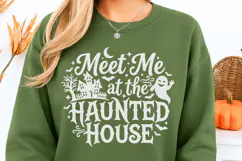 Meet Me At The Haunted House Svg, Scary Halloween Svg. Product Image 3