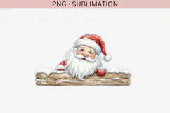 Christmas peeking character png design for T-shirts Product Image 2