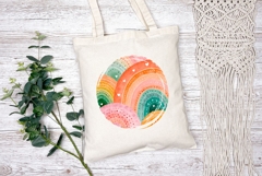 Watercolor Rainbow Illustration, Cartoon Rainbow PNG Product Image 2