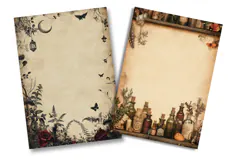 Witchy Apothecary Junk Journal Pages Product Image 2