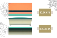Retro Stripes Tumbler, Retro 40 Oz Tumbler Template Product Image 2