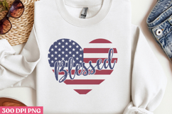 Blessed PNG, Memorial Day Sublimation PNG Product Image 3