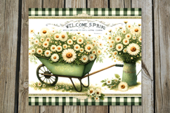 Vintage Spring | 4 Skinny tumbler Sublimation designs P Product Image 2