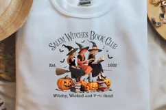 Vintage Halloween Bookish Salem Witches Book Club png Product Image 2