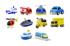 Colorful Vehicle Icons for Travel &amp; Mobility Design Product Image 2