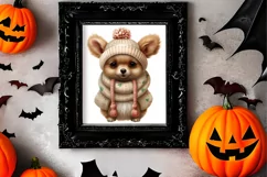 Christmas Dogs Sublimation Clipart, Christmas Dog Clipart Product Image 2