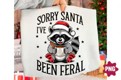 Sorry Santa I've Been Feral PNG Product Image 1