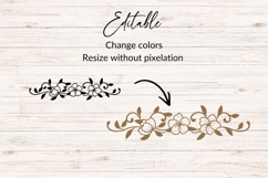 Floral Separator SVG Product Image 2