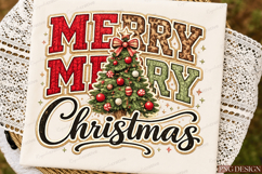 merry merry christmas png,christmas png,vintage christmas pn Product Image 2