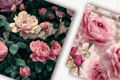 Soft Pink Rose Blossom Digital Paper Product Image 2