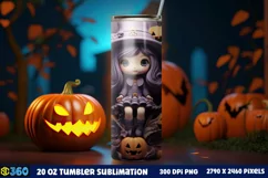 Halloween Tumbler Sublimation Wraps, Tumbler Halloween Product Image 2